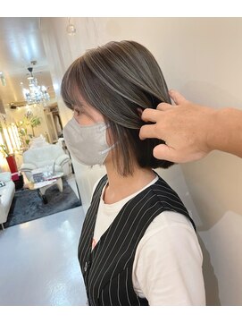 インプルーヴ アートスタイルヘアー(imProve Art style hair) ハイライト×シャードルーツ×髪質改善スペシャルトリートメント