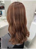 10195ハイライトメッシュワンホンヘア艶髪レイヤーロング