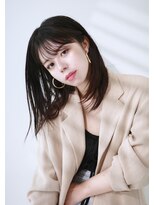 レヴ 草加店(LEV.)&nbsp;ふんわりミディアムこなれミディ イメチェン ウェーブパーマ