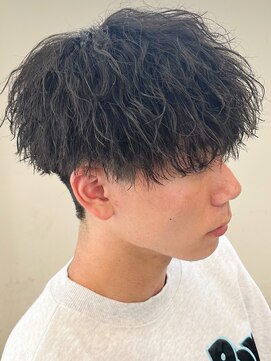 バース バイ ハピネス(BIRTH by happiness) 奈良men's縦落ちツイストスパイラルパーマ