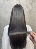 艶ロンググレージュ/大人艶ロング/ロングヘア/髪質改善