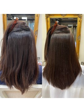 カシュカシュ(cache cache) 縮毛矯正 髪質改善 美髪ストレート 二子玉川用賀