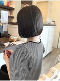 お手入れ簡単内巻きボブ