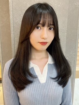 ロンド ボーイ 表参道(Lond BOY) フェミニンロング×顔周りレイヤーカット韓国スタイル[表参道]