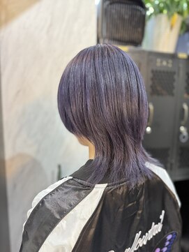 ヴァイス 渋谷店(VAICE) ウルフカット/ダークラベンダー/ラベンダーアッシュ