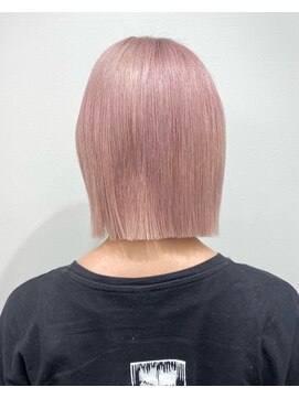 アンリ(Anli) 【tomomi*ホワイトピンク ピンクカラー ブリーチカラー】