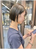 似合わせカット ボブヘア 縮毛矯正 ミニボブ 切りっぱなしボブ