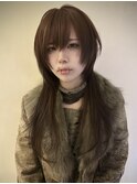 ロングウルフ×ダークブラウン