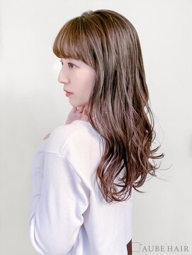 オーブヘアー ディモ 粕屋店(AUBE HAIR dimo) 20代・30代_ワイドバングロング