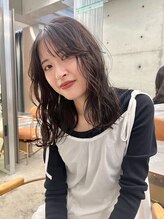 ユイマァル 岡山店(YUIMARL) ロングウルフレイヤー×ニュアンスパーマ