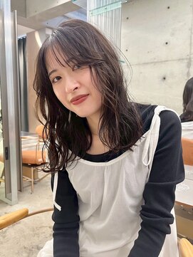 ユイマァル 岡山店(YUIMARL) ロングウルフレイヤー×ニュアンスパーマ