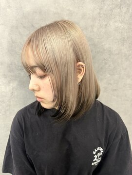 いろあそび 八王子 ホワイトベージュ×エンドカラー