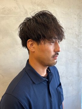 スリーバイベルベット(THREE...by velvet) メンズカット/メンズパーマ/波巻きスパイラルパーマ/スパイラル