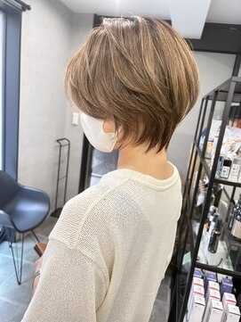 シャムオーツー 国分寺(CHAM:O2) ミルクティーベージュ/立体感ショート