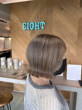 エイト 沖縄豊崎店(EIGHT toyosaki) 【EIGHT 豊崎】お客様スタイル…1ブリーチ×グレージュ…