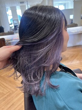 コワファースト させぼ五番街店(COIFF1RST) ラベンダー×インナーカラー