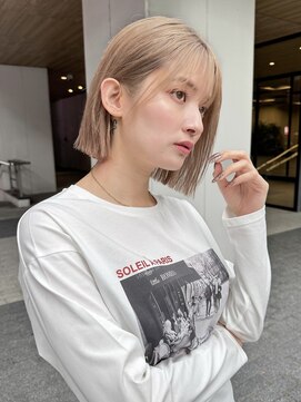 ガーデン 渋谷(GARDEN) 小顔大人ボブ暗めカラーミディアムデザインカラー