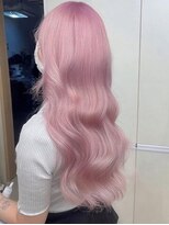ネハス 名古屋栄店(nehus.)&nbsp;ピンクカラー/ブリーチカラー/ウルフカット/レイヤーカット