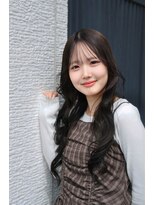 ヘアーメイクスタジオ ライフセカンド(HAIR MAKE STUDIO LIFE 2ND) シースルーバング×くびれロング