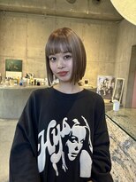 ペト(peto) 【Tsuki】sheer beige bob