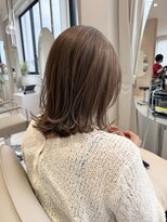 オン キャナルシティ博多前店(on)&nbsp;【晴音】くびれボブ/ハイライトベージュ/30代