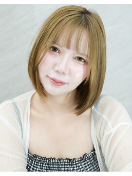 ハイストリートヘア(High street Hair) 透け感ハイトーンボブ