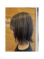 アグ ヘアー ルーパー 佐久2号店(Agu hair looper) ハイライト×ボブ