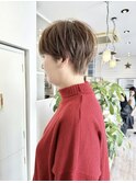 ベリーショート/マッシュショート/前髪あり