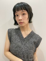 ヘアーアンドファッションシオミエイチ (hair&fashion shiomi H) ミニボブ×フェイスレイヤー