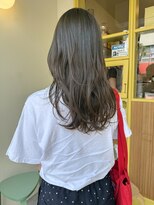 ヒントステーション(HINTSTATION) 〈浅草 半個室〉ブリーチなし透明感カラー×オリーブグレージュ