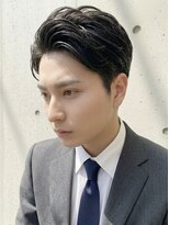 ヨシザワインク プレミアム 横浜 桜木町店(YOSHIZAWA Inc. PREMIUM)&nbsp;メンズツーブロック爽やかビジネス束感ショート清潔感ビジカジ