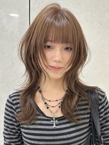 アイトーキョーエス 渋谷(AI TOKYO S)&nbsp;ハッシュカット/グレージュ/デザインカラー/渋谷