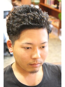 ディスパッチヘアー 甲子園店(DISPATCH HAIR) 七三オールバックパーマスタイル