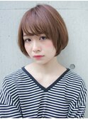 流しバング エアリーショート