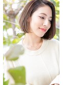 朝ラク大人ぱっつんボブ＊