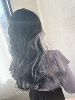 アルマヘア(Alma hair) ブルーブラック☆インナーカラー