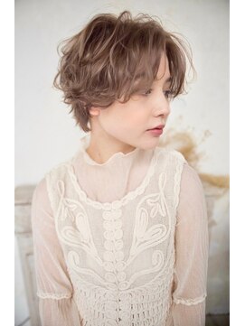 グランアージュ 錦糸町(grandage) 大人かわいい暗髪ショートボブ小顔ひし形丸みボブ20代30代40代g