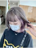 ペールシルバー×ペールラベンダー