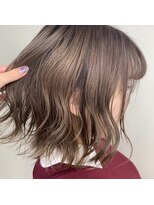ヘアリゾートエーアイ 高田馬場店(hair resort Ai)&nbsp;ハイトーンボブ【明るめハイライトカラー】