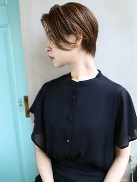 バース(BIRTH) 天神【BIRTH】前髪なしショート×耳掛けかき上げショート　9