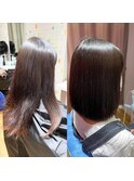 髪質改善ストレート