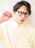 ≪mod's men≫重軽バランス！セミウエットマッシュルームヘアQ