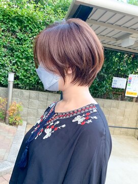 エマノア(EMANOA) 【前田佳寛】美シルエット☆骨格補正ショートボブ