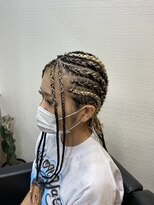 レパード(Leopard)&nbsp;デザインコーンロウ(エクステンション)