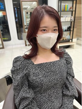 アッシュ 高円寺店(Ash) 6トーン　ピンクブラウン