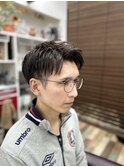 ツーブロアップバング