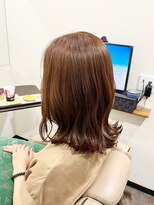 ベルポ(Bellpo) 上品なオレンジブラウンカラー/髪質改善/カラー/トリートメント
