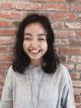 オーガニック アトリエ 大宮(organic+atelier) ミディアムパーマくせ毛風パーマボブパーママッシュボブパーマ