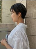 耳掛けないショート/ショートカット/マッシュショート