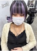 【レミー100%/54cm】レミーシールエクステ&インナーカラー